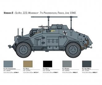 1:56 Deu. Sd. Kfz. 222/223 Spähpanzer