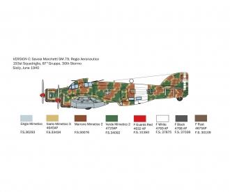Italeri S.M.79 M Sparviero Aircraft Kit 1:72