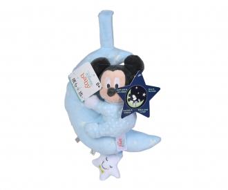 Disney Mickey GID Musical Clock Moon