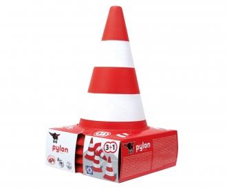 BIG Pylonen, 4er Set Verkehrshütchen