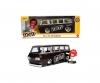 M&Ms Red 1965 Ford Econoline Van 1:24