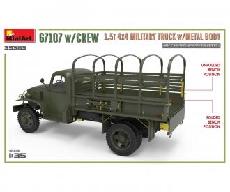 1:35 US Cargo Truck G7107 w/CREW (3)Mbod