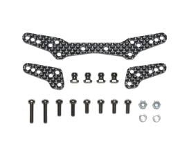 DT-04 Carbon Dämpferbrücken-Set vo/hi