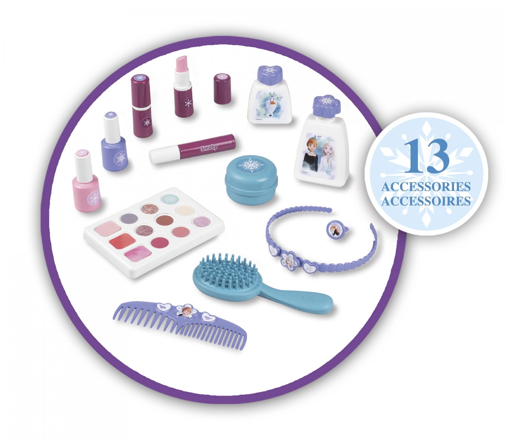 Panier Pique-Nique La Reine Des Neiges Smoby - 21 Accessoires Inclus | Jeu D'imitation Pour Enfants Dès 3 Ans