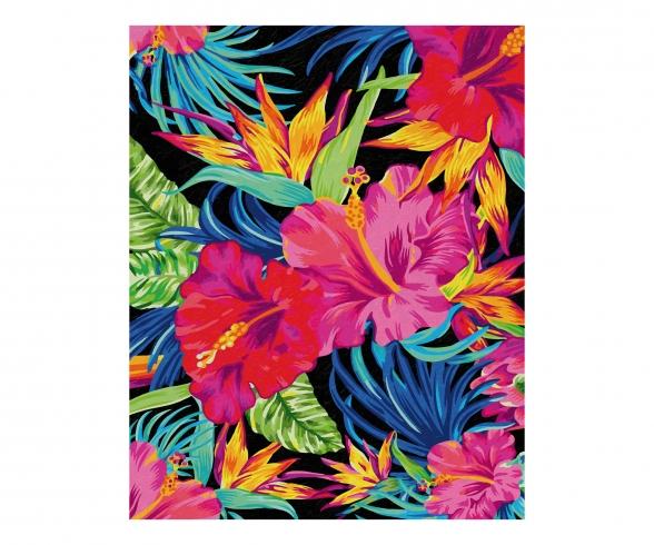Exotic Flower Dreams 40 x 50 cm - Painting by Numbers