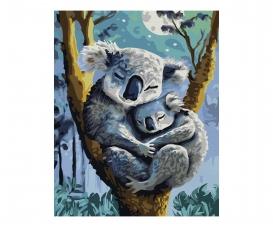 Koala with Joey 24 x 30 cm - Painting by Numbers