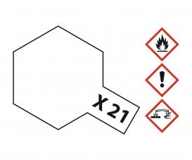 X-21 Flat Base, acrylic paint, 10 ml bottle