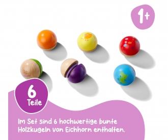 Eichhorn Musik Holzkugel mit Sound