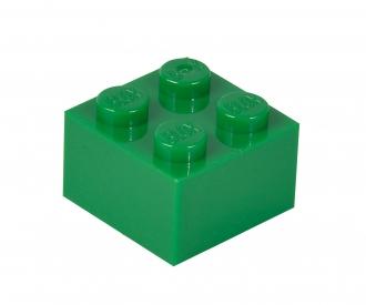 Blox 100 briques vertes 4 plots en boîte