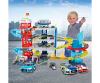 City Double Track Garage + 4 Vehicles