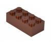 Blox - 40 briques de 8 pièces marron - compatibles avec les briques de jeu connues