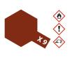 X-9 Brown Gloss, acrylic paint, 10 ml jar