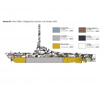 Italeri Biber Midget Submarine Model Kit 1:35