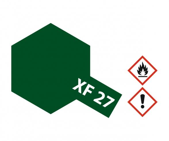 XF-27 Flat Black Green, acrylic paint, 23 ml