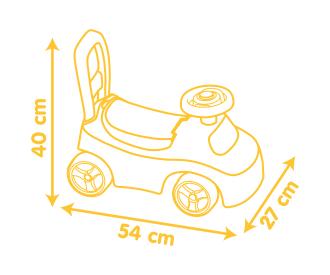 Smoby Winnie Puuh Rutschfahrzeug Auto