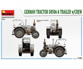 1:35 Dt. Traktor D8506 m. Anhänger (11)