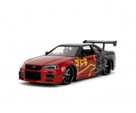 Godzilla Nissan GTR 1:24