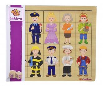 Eichhorn Einlegepuzzle, Mix und Match