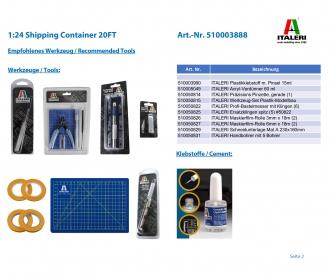 1:24 Shipping Container 20FT