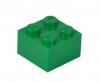 Blox 100 briques vertes 4 plots en boîte