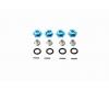 Wheel Nut Set, RC accessory, 4-piece hardware