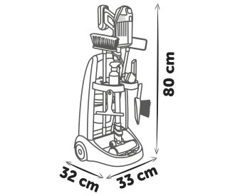 Rowenta Chariot Ménage + Aspi Balai