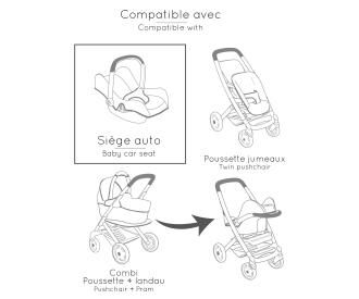 Smoby Maxi Cosi Seat Pink