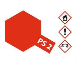 PS-2 Red, polycarbonate spray paint, 100 ml