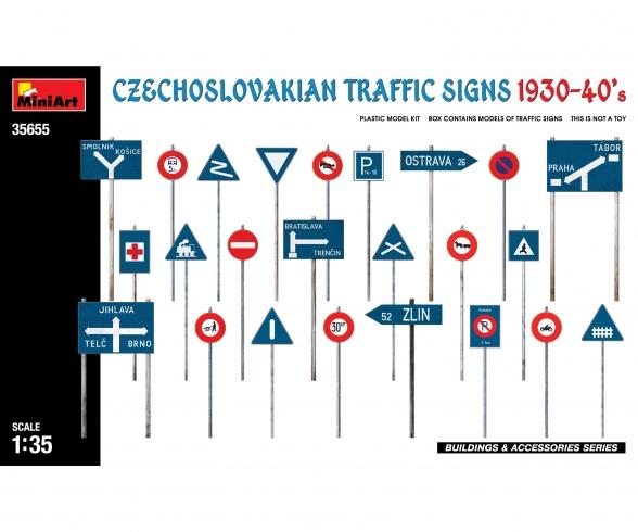 1:35 Verkehrsschilder Tschecheslo. 30-40