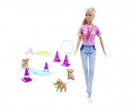Steffi LOVE Dog Trainer – Poupée dresseuse de chiens