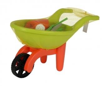 Brouette avec outils de jardin