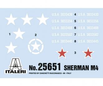 Italeri 1:56 US M4 Sherman 75 mm Model Kit