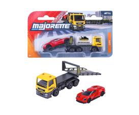 ADAC-Abschleppwagen, gelb, mit rotem Ford GT