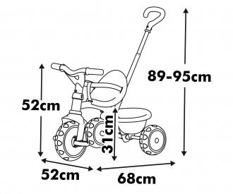 Smoby Tricycle Be Move Beige