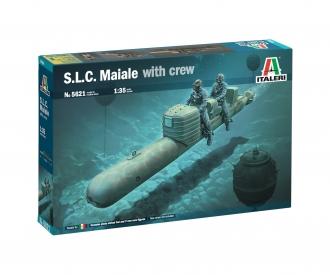 Italeri S.L.C. Maiale 200 Model Kit with Crew
