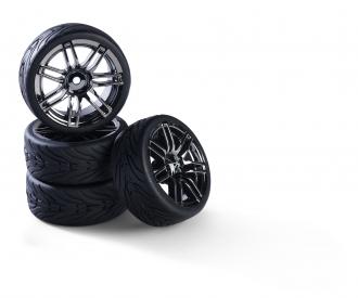 1:10 14 Spoke Smoke Wheel Set, RC wheels