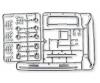 Tamiya Lichtbalken Dach/Stoßstange Zubehörset
