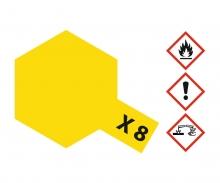 X-8 Lemon Yellow Gloss, acrylic paint, 23 ml
