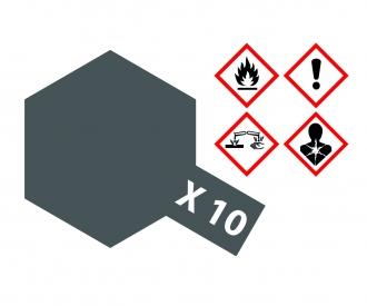 X-10 Gun Metall Gloss, acrylic paint, 10 ml