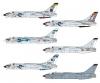 Italeri F-8E Crusader Aircraft Model Kit 1:72