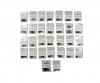 Virus-Ex Screw-Set, model hardware set