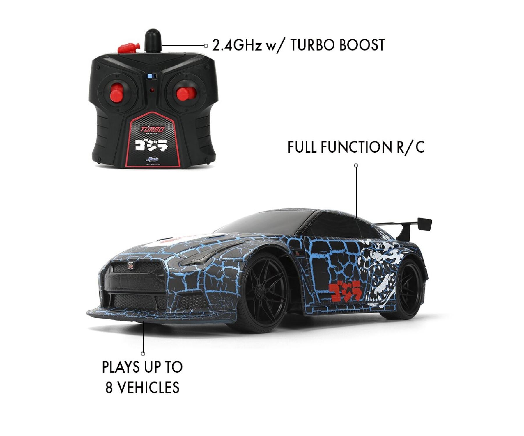Buy RC Godzilla 2009 Nissan GT-R 1:16 online | Jada Toys