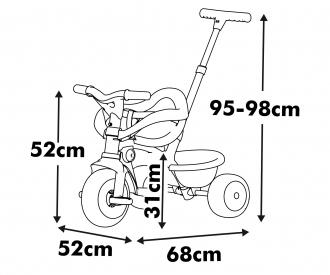 Smoby Tricycle Be Move Confort Beige