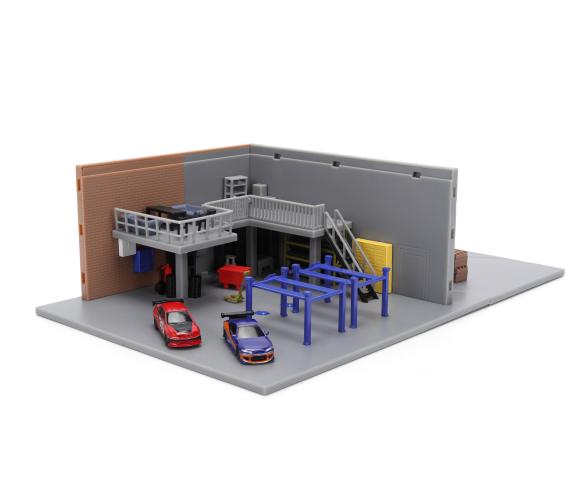 Fast & Furious Nano Han's Garage Diorama