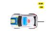 BMW XM Police Racer Cable-Control Car 13 cm