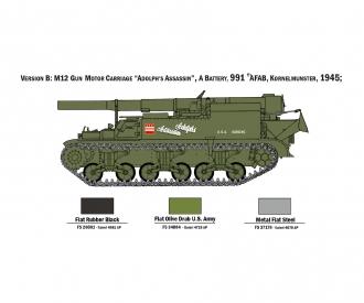 1:72 US M12 GMC Howitzer