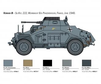 1:56  Ger.  Sd. Kfz. 222/223 Scout car