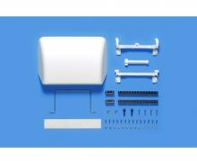 1:14 Roof Spoiler White, RC truck accessory