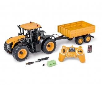 1:16 RC Tracteur JCB av.remorque 100%RTR