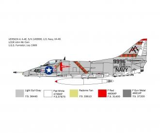 Italeri A-4E/F/G Skyhawk Aircraft Model Kit 1:48